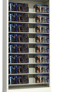 01 PRATELEIRAS E ENCOSTOS PARA DVDS E BRS CAPA