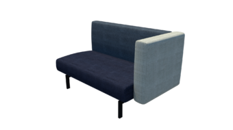 112.02 - Sofa Assento 2 lugares encosto ESQ AC LATERAL