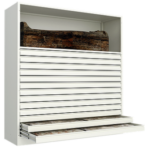 PRATELEIRA E GAVETA DE DIMENSÕES DIFERENCIADOS (ATE 2M)PAR DIVERSOS TIPOS DE ACERVOS