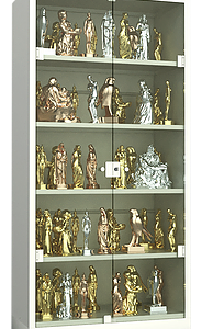 PRATELEIRAS E PORTAS BLINDEX PARA ACERVOS MAIS RESERVADOS